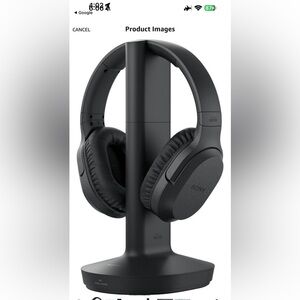 Sony Black Over-Ear Headphones